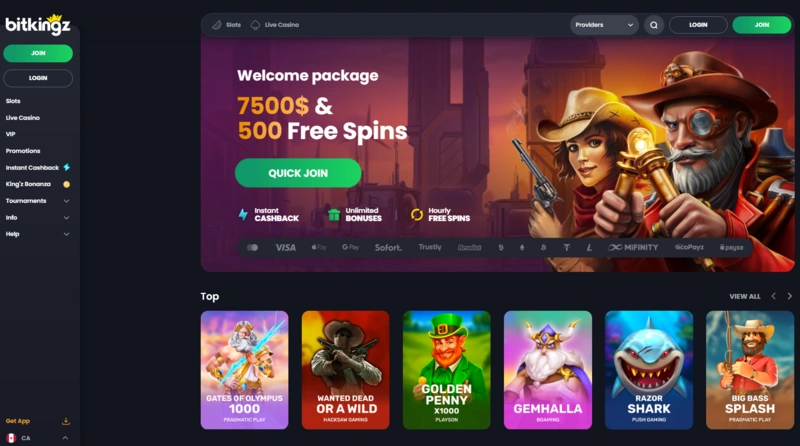 bitkingz home page